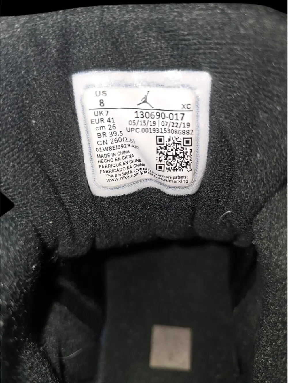 Nike Air Jordan 12 Retro Reverse Taxi 2019 130690-017 8 Men